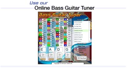 online bass tuner standard